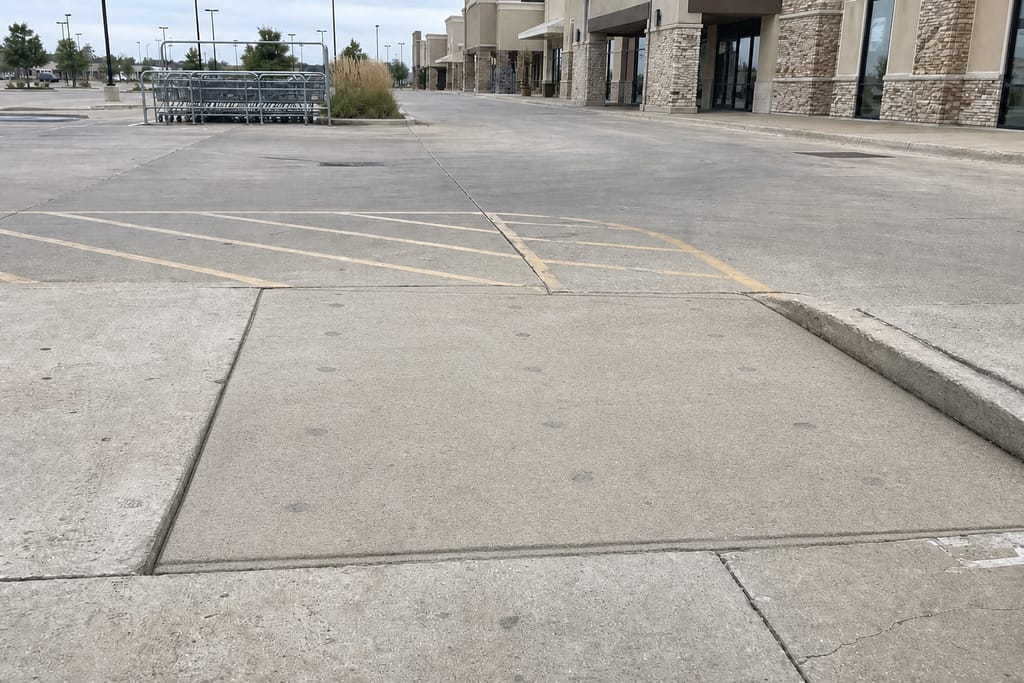 Parking Lot Concrete Lifting photo