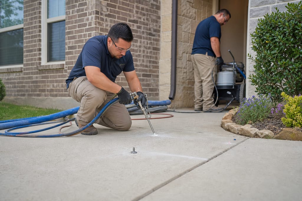 Polyurethane Foam Leveling photo