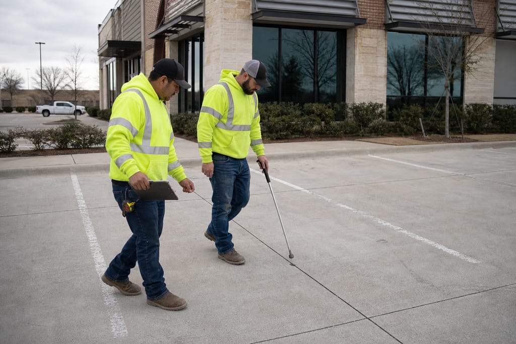 Lot walk-through photo